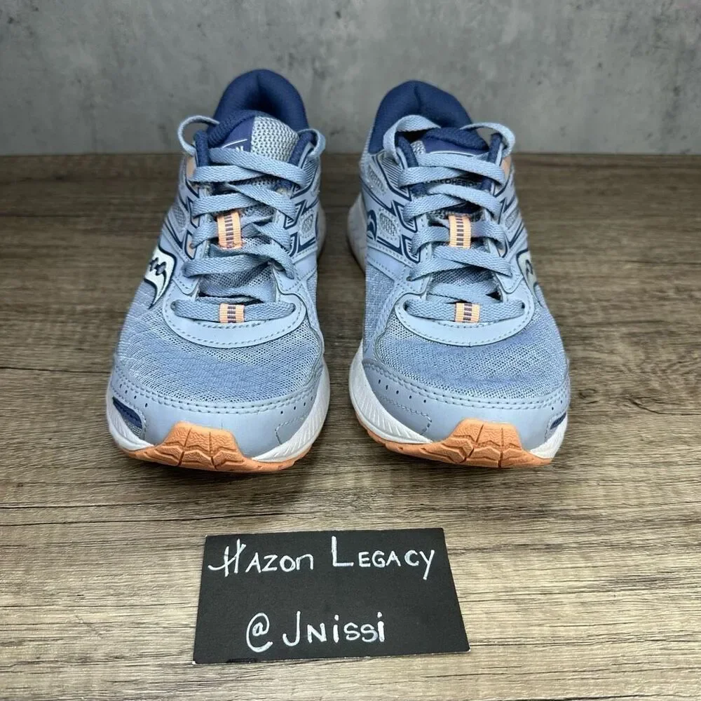 Saucony‎ Cohesion 13~Women’s~Blue Mist/Melon Running Shoes Sneakers~Size 7